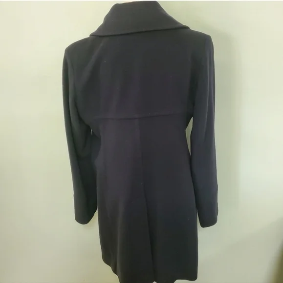 Saks Fifth Avenue Double Breasted Wool Pea Coat - Picture 6 of 11